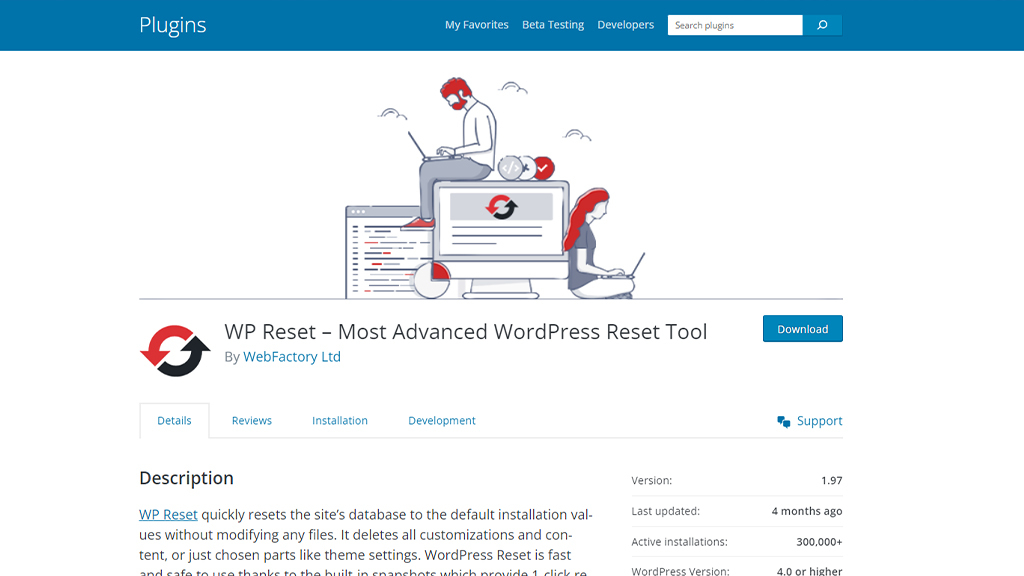 WordPress Reset