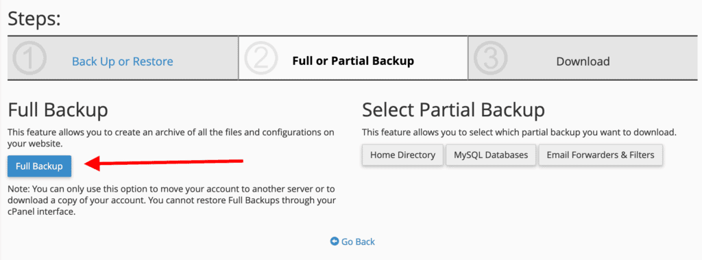 Full Backup | BigCloudy