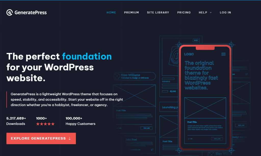 GeneratePress Top WooCommerce