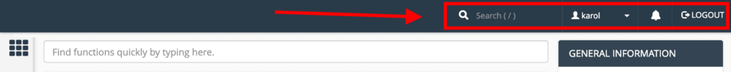 cPanel Navigation Bar | BigCloudy