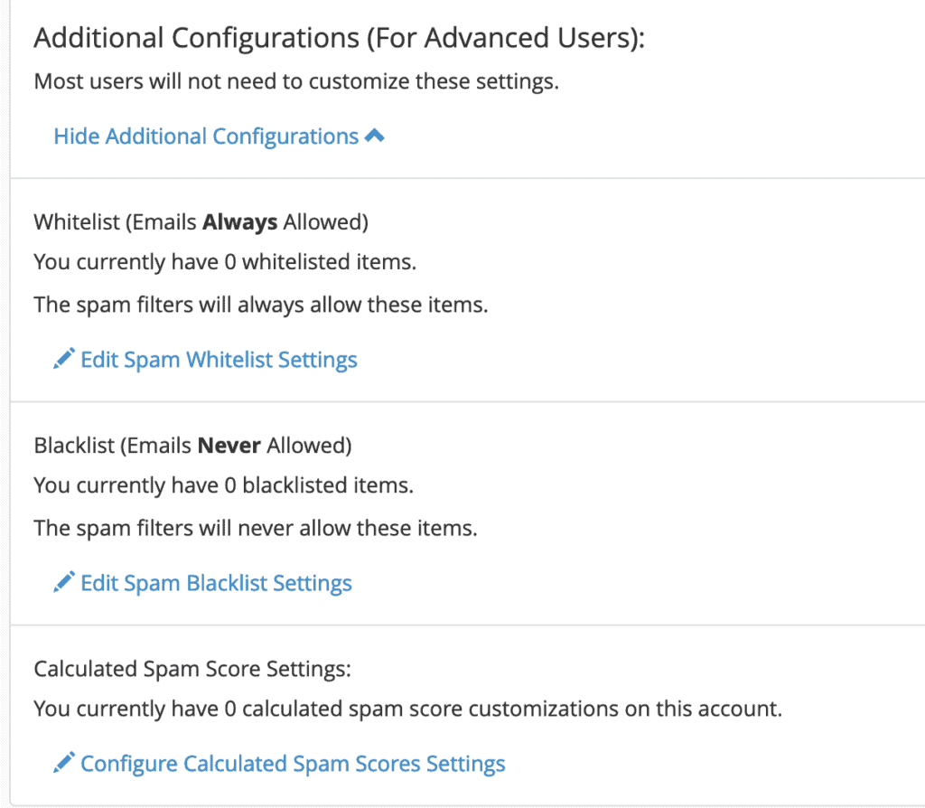 Additional Configurations | BigCloudy