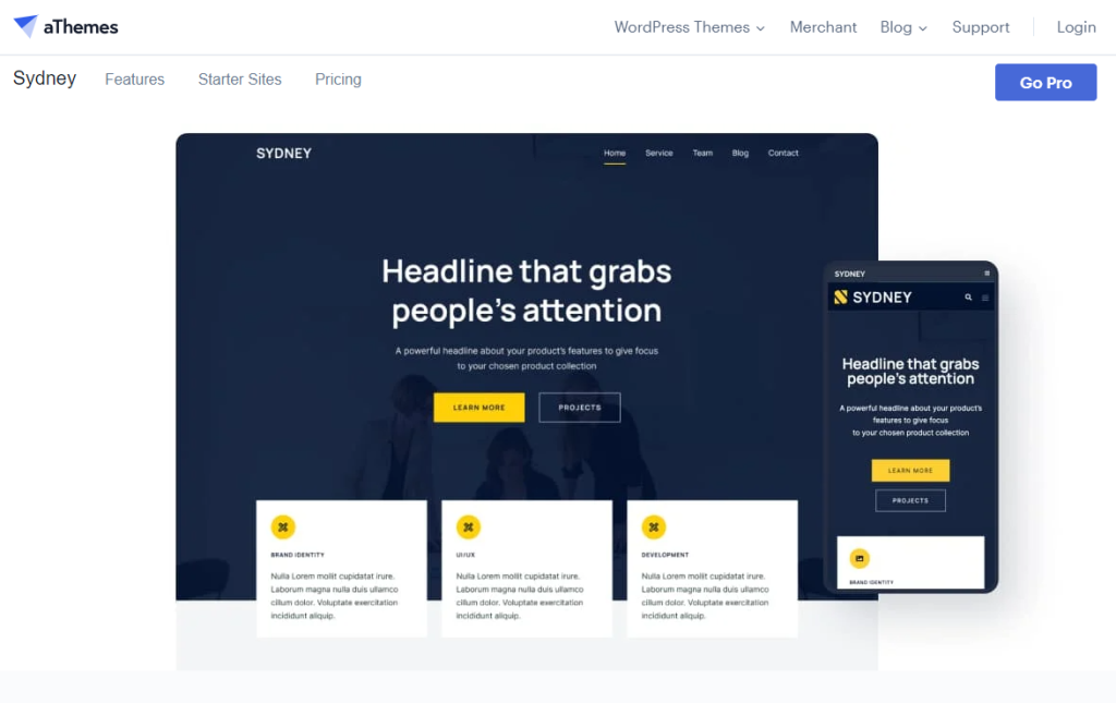 Sydney Top WooCommerce Theme