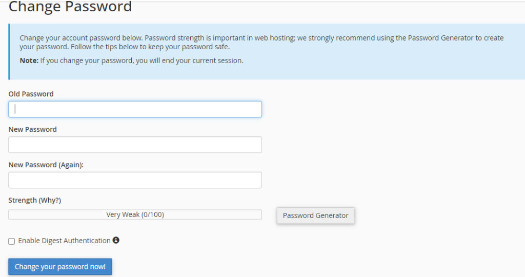 Change Password | BigCloudy