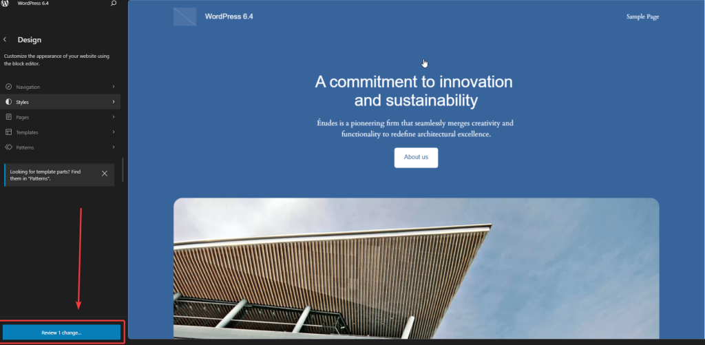 Background Image Block | WordPress 6.4