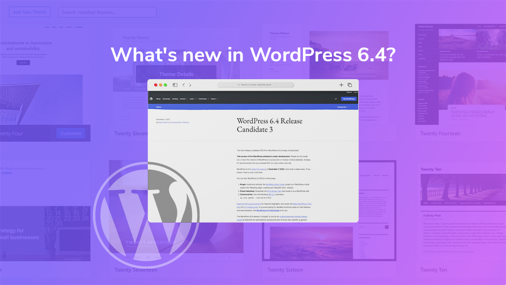 WordPress 6.4 | BigCloudy