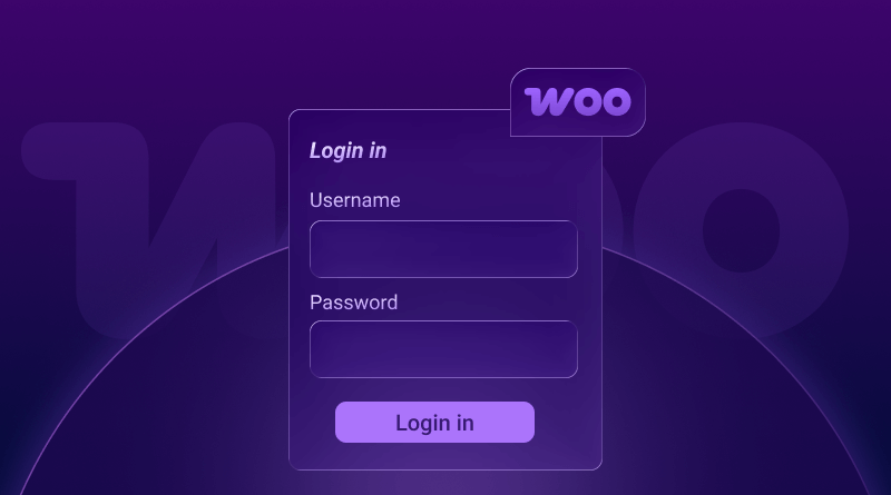 WooCommerce Login Page