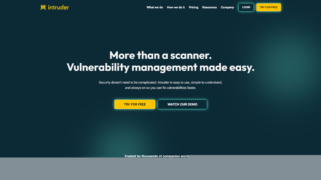 Intruder Website Security Tool | BigCloudy