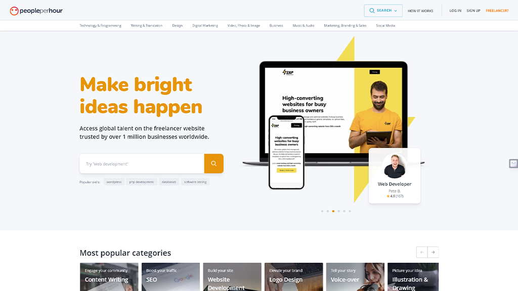 People Per Hour Freelance Website | BigCloudy 