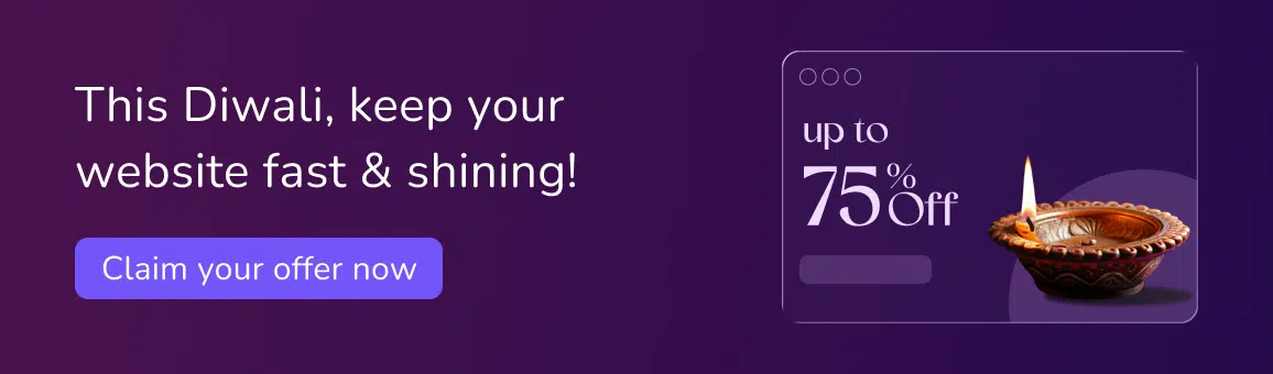 BigCloudy Diwali web hosting 75% offer