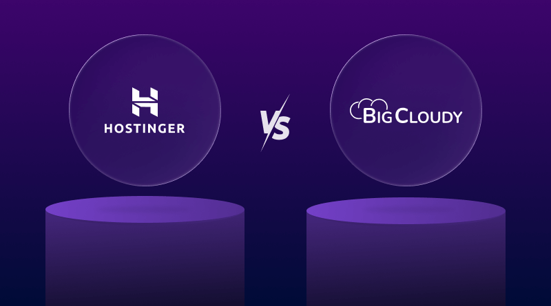 hostinger vs bigcloudy comparison