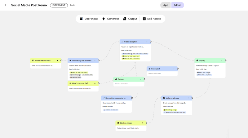 google opal social media content share