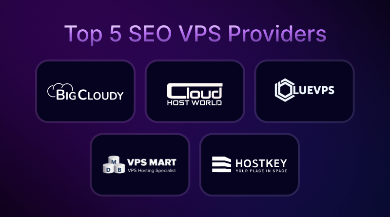 top 5 seo vps providers