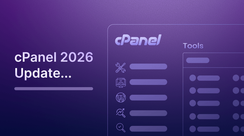 cPanel new update
