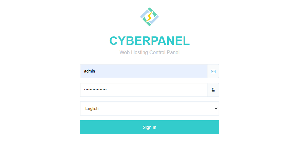 Cyber_Panel_login