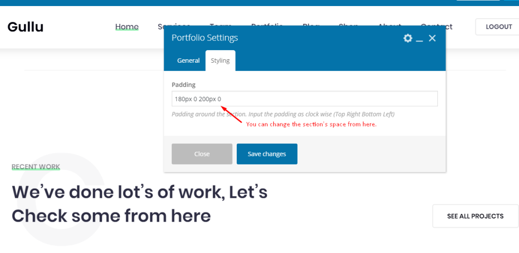How to Control Blank Space Between Rows