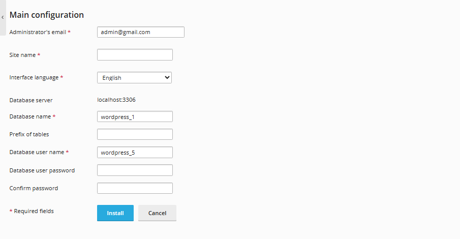 Plesk-WordPress-Toolkit Dashboard