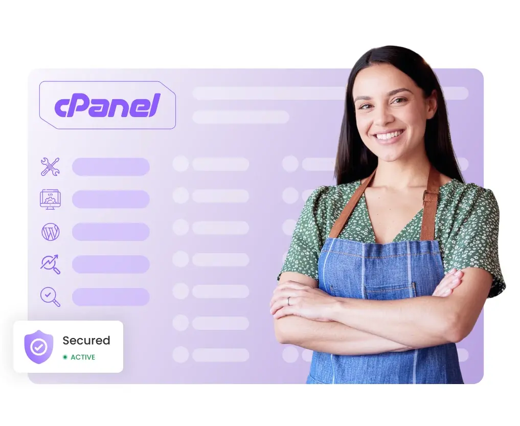 Cheap cPanel Hosting hero image Cheap cPanel Hosting hero image