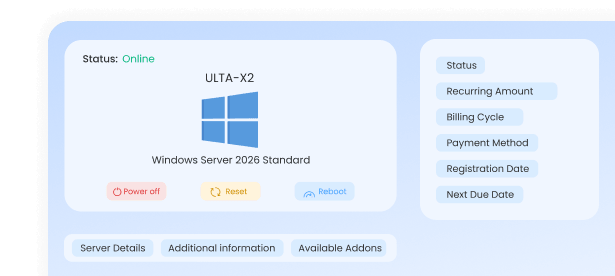 Reboot and console dashboard